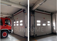 High Speed Industrial Sectional Doors Safe 40mm Insulated Sandwich Panel