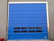 Industrial High Speed Sectional Garage Doors Safe 40mm Insulated Sandwich Panel
