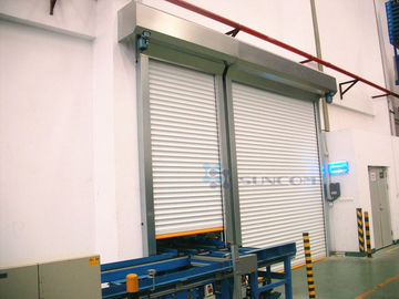 porte en aluminium de sécurité d'intelligence isolée par porte de sécurité industrielle de largeur de 100mm