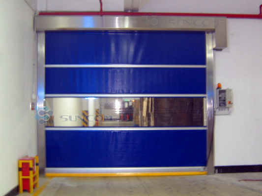 Portes industrielles de haute durabilité à grande vitesse Facile à installer Résistance au vent