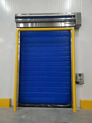 Porte de congélateur à grande vitesse résistant au gel industriel avec cadre 304 SS