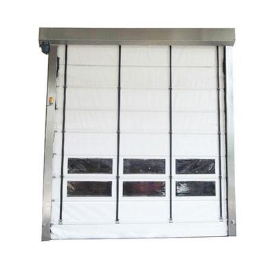 Porte pliante en PVC extérieure, porte à volets à grande vitesse pour entrepôt