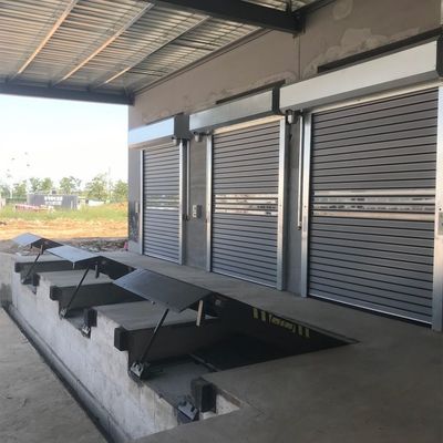 Porte à rouleaux automatique à bouton blanc