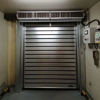 Porte à rouleaux automatique à distance pour atelier industriel, acier inoxydable 304