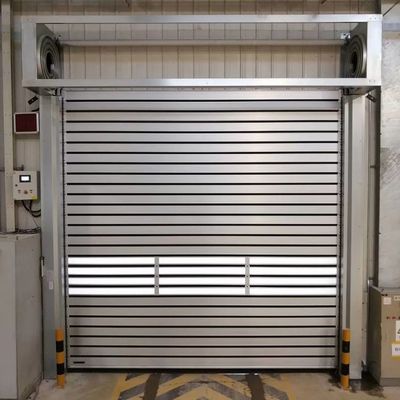 Porte à rouleaux en acier galvanisé gris automatique avec boîtier en contreplaqué standard